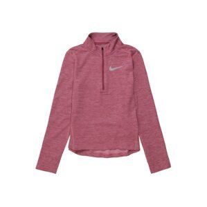 NIKE Sport-Sweatshirt  strieborná / ružová