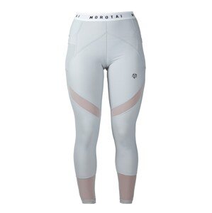 MOROTAI Športové nohavice  svetlosivá / priehľadná / biela
