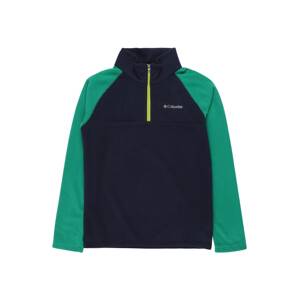 COLUMBIA Športový sveter 'Glacial™'  zelená / námornícka modrá