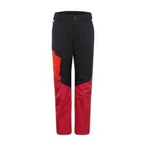 ZIENER Outdoorové nohavice 'TOLOZA'  čierna / červená