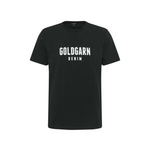 Goldgarn Tričko 'LUZENBERG'  čierna / biela