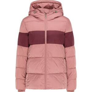 MYMO Zimná bunda  ružová / bordová