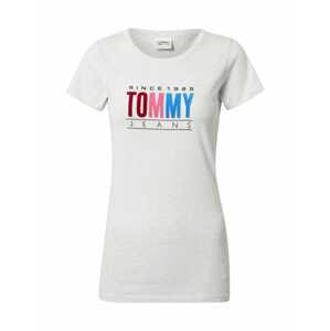 Tommy Jeans Tričko  svetlosivá / zmiešané farby