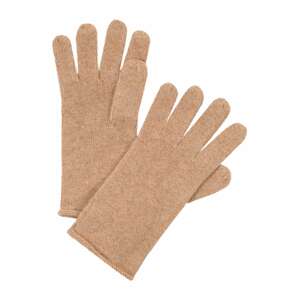 ESPRIT Prstové rukavice  farba ťavej srsti