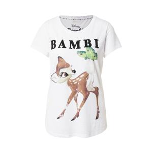 Frogbox T-Shirt 'Bambi'  biela / zmiešané farby