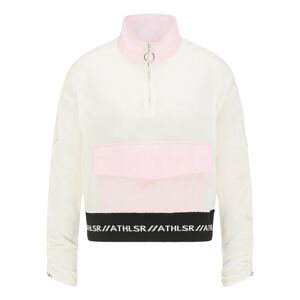myMo ATHLSR Outdoorová bunda  biela / pastelovo ružová / čierna