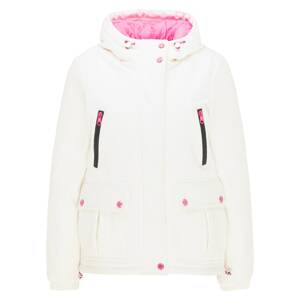 MYMO Zimná bunda  prírodná biela / ružová