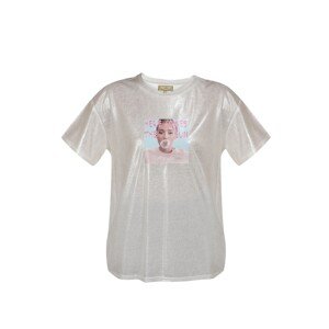 MYMO T-Shirt  zmiešané farby / perlovo biela