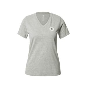 CONVERSE T-Shirt  sivá melírovaná / biela