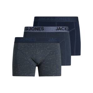 JACK & JONES Boxerky 'James'  námornícka modrá / tmavomodrá / ultramarínová / modrá melírovaná