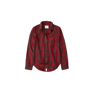 Abercrombie & Fitch Blúzka 'Holiday Flannel'  zmiešané farby / červená