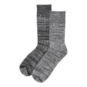 JACK & JONES Ponožky 'WINTER'  čierna / sivá