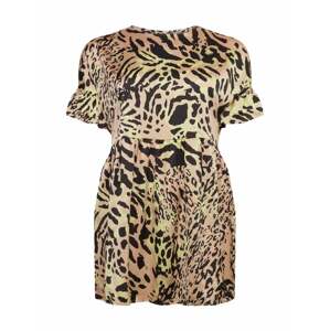 Missguided Plus Šaty 'Leopard'  zmiešané farby