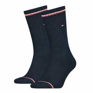 Tommy Hilfiger Underwear Ponožky  námornícka modrá / biela / pastelovo červená