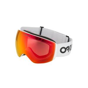 OAKLEY Športové okuliare 'Flight Deck'  prírodná biela / oranžová / oranžovo červená / čierna melírovaná