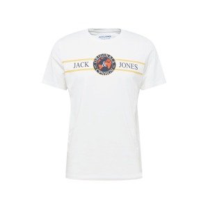 JACK & JONES Tričko 'DORM'  šedobiela / zmiešané farby