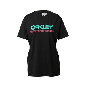 OAKLEY Funkčné tričko 'FIERY'  čierna / nefritová / ružová