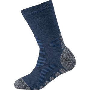 JACK WOLFSKIN Športové ponožky  námornícka modrá / tmavomodrá / sivobéžová