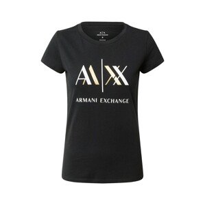 ARMANI EXCHANGE Shirt '6Hytah'  zlatá / čierna