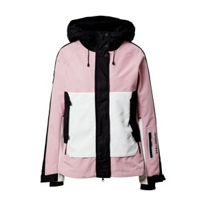 Superdry Snow Športová bunda 'Freestyle Attack'  biela / ružová / čierna