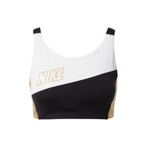 Nike Sportswear Podprsenka  zlatá / biela / čierna