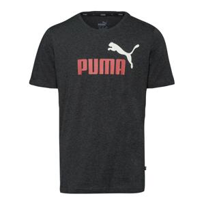 PUMA Funkčné tričko  tmavosivá / biela / červená