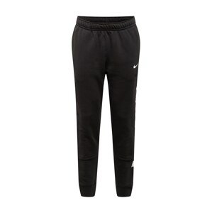 Nike Sportswear Nohavice 'Repeat'  čierna / sivá / biela