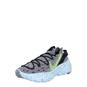 Nike Sportswear Nízke tenisky ' Space Hippie '  svetlomodrá / sivá / žltá / čierna