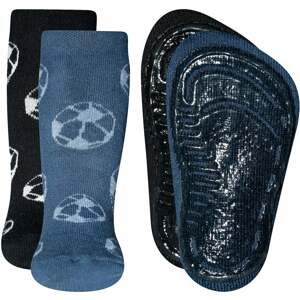 EWERS Ponožky  čierna / modrá / biela