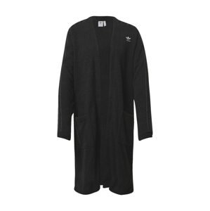 ADIDAS ORIGINALS Pletený kabát  čierna / biela