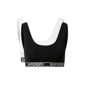 Superdry Podprsenka 'Grace Super'  čierna / biela
