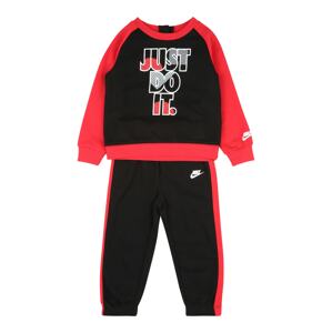 Nike Sportswear Joggingová súprava  čierna / červená