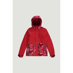 O'NEILL Outdoorová bunda  ohnivo červená / ružová / tmavomodrá
