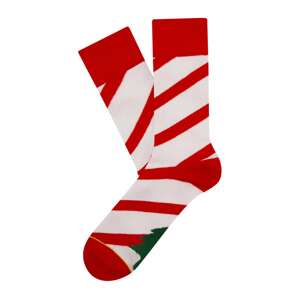 CHEERIO* Ponožky 'Candy Tree'  biela / zelená / červená