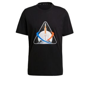 ADIDAS PERFORMANCE Funkčné tričko  čierna / sivá / modrá / oranžová