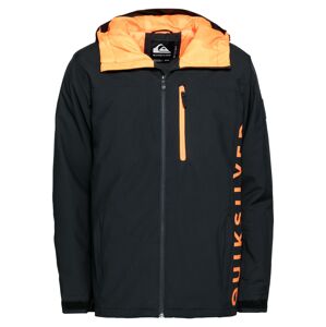 QUIKSILVER Športová bunda 'Morton'  oranžová / čierna