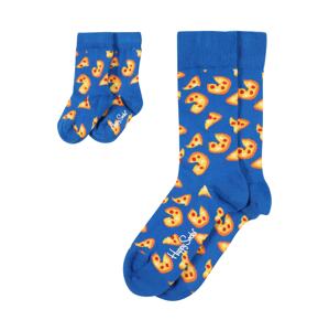 Happy Socks Ponožky 'Pizza'  modrá / oranžová / žltá / červená