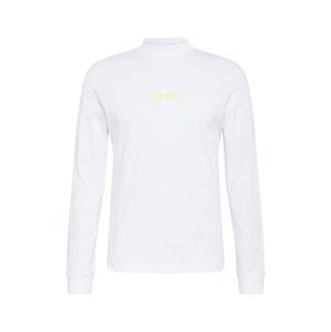 Calvin Klein Jeans Tričko  prírodná biela / neónovo žltá