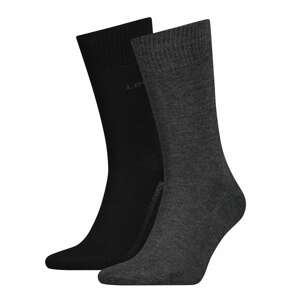 LEVI'S Ponožky  tmavosivá / čierna