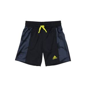 ADIDAS PERFORMANCE Športové nohavice  tmavomodrá / modrosivá / žltá