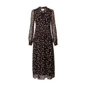 Maison 123 Košeľové šaty 'NAMIKA'  čierna / staroružová / pitaya
