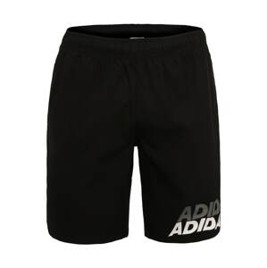 ADIDAS PERFORMANCE Surferské šortky  čierna / sivá / biela