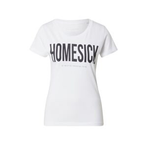 EINSTEIN & NEWTON Tričko 'Homesick'  biela / čierna