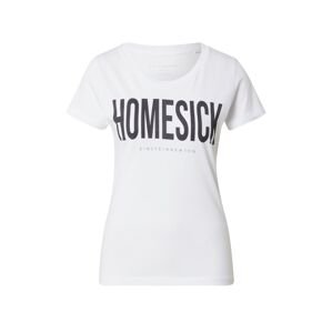 EINSTEIN & NEWTON Tričko 'Homesick'  čierna / biela