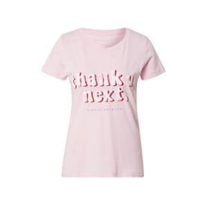 EINSTEIN & NEWTON Tričko  tmavosivá / ružová / pitaya / biela