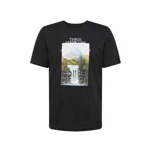 ADIDAS PERFORMANCE Funkčné tričko 'MOUNTAIN'  čierna / zmiešané farby