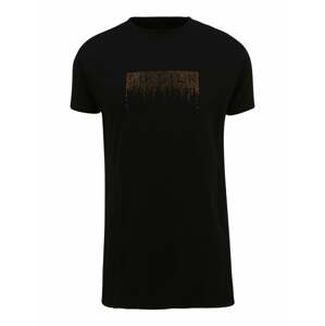SikSilk Shirt  čierna / zlatá