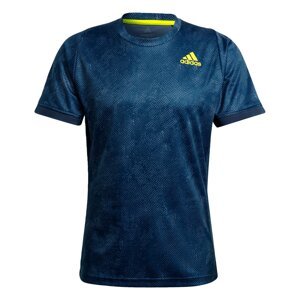 ADIDAS PERFORMANCE Funkčné tričko  modrá / neónovo žltá