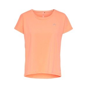 ONLY PLAY Funkčné tričko 'Aubree'  pastelovo oranžová / sivá