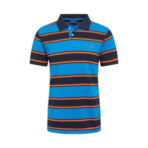 GANT Shirt  modrá / tmavomodrá / oranžová